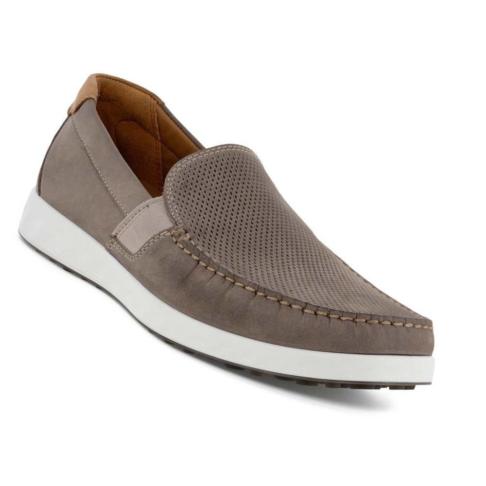 Ecco S Lite Moc Summer Fritidssko Herre Grå Brune | NO 471PJJ